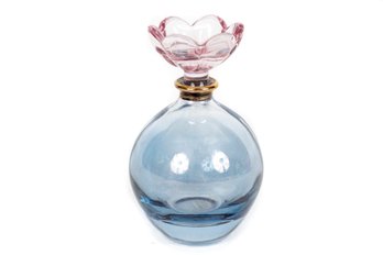 Illusions Italy Lead Crystal Glass Perfume Bottle