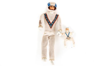 Pair Of Vintage Evel Knievel Figures