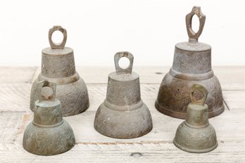 Vintage Indian Brass Bells