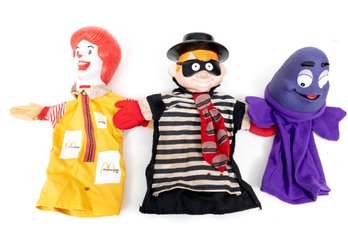 1993 McDonald's Hand Puppet Trio