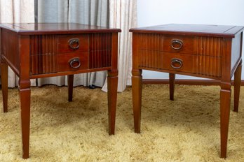 Pair Of Mid-Century Italian Provincial End Tables