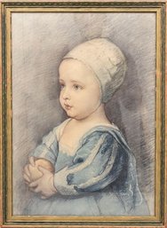 Vintage Full Color Print Baby Stuart By Anthony Van Dyck