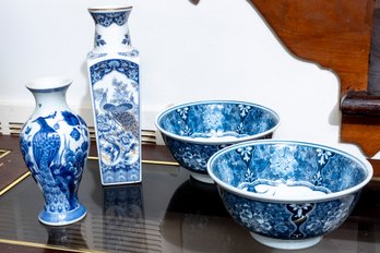 Mixed Blue/White Porcelain Pieces