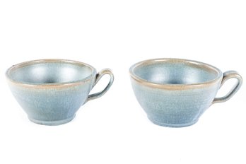 Seagrove Pottery (NC) Oversized Glazed Mugs / Soup Bowls