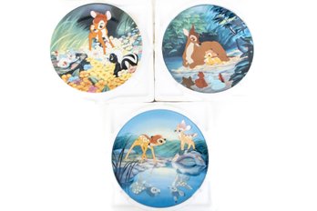 Set Of Knowles Disney's 'Bambi' Collectors Plates