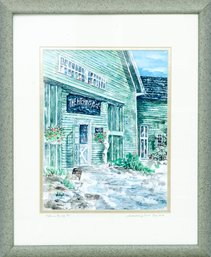 The Hitching Post Signed Print By Patricia Rainey