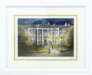 Pencil Signed 'Trinity College' By Philip Gray Art Print