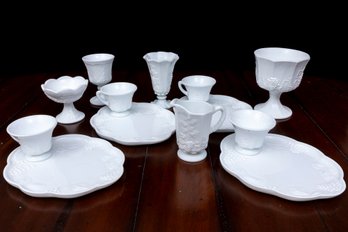 Westmoreland & Indiana Milk Glass Dishes