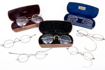 Collection Of Antique Spectacles/Eyeglasses