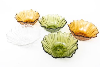 Vintage Indiana Glass Lily Pons Flower Bowls