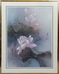 Lena Liu Framed And Matted Flower Floral Print