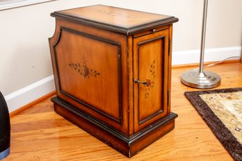 Butler's Chairside Cabinet Table