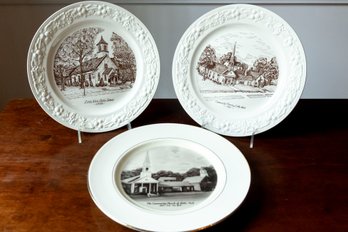 Edwards China Company & Preston Hopkinson Scene Plates