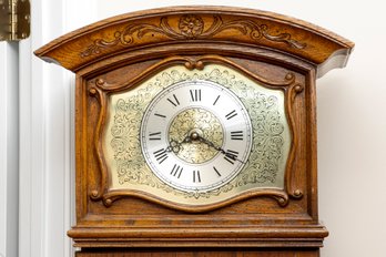 Grandfather Clock Curio Display Cabinet