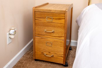 Wood File Cabinet