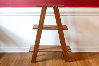 A-Frame Wood Shelf