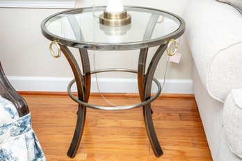 Contemporary Glass Side Table