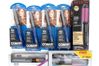 New In Box Collection Of Curling Irons