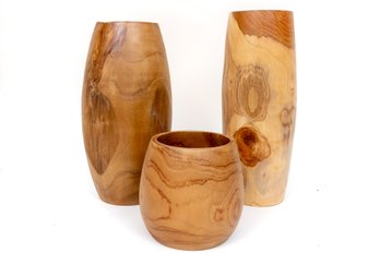 Teak Root Burl Vessels By Threshold