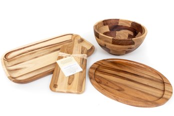 Mixed Butcher Block Kitchenware