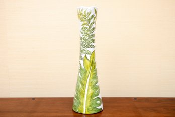 Vietri Painted Palms Tall Vase