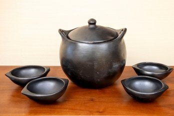 EarthsArt Clay Cauldron & Soup Bowls