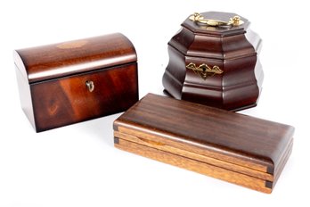 Trio Of Vintage Keepsake Boxes