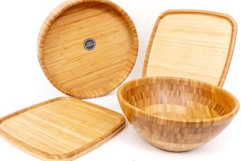 Target Home Bamboo Trays & Bowl