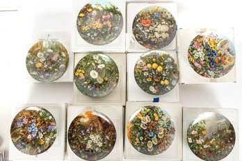 Furstenberg Vintage 'Wilde Schonheiten' Series Collectors Plates