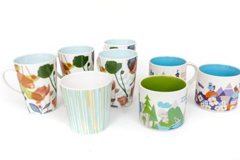 Collection Of Starbucks Mugs