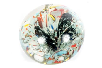 Murano Style Art Glass Paperweight