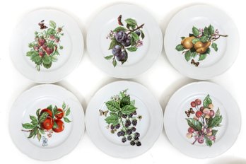 Set Of 6 Ochard Limoges France Bread And Butter Plate