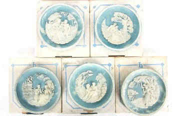 Bradford Exchange Love Sonnets Of Shakespeare Relief Plates