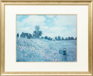 'The Poppy Field' By Claude Monet Art Print