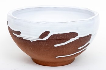 Stephen Pearce Milk Glaze Fruit Bowl