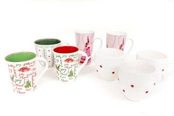 Collection Of Starbucks Holiday Mugs