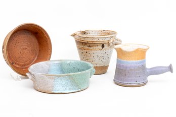 Mixed Stoneware Salt-glazed Artisan Pottery