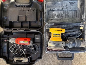 Dewalt Power Sander With Black&Decker Dremel