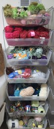 Large Collection Of Knitting Yarns & Material (Group 4)