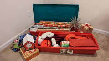 Large Christmas Decor & Gift Lot