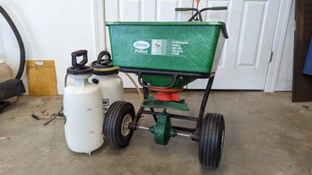 Scotts Pro Tuft Helical Seeder & Handheld Sprayers