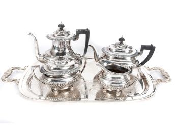 Reed & Barton Silver Plate Tea Serving Set