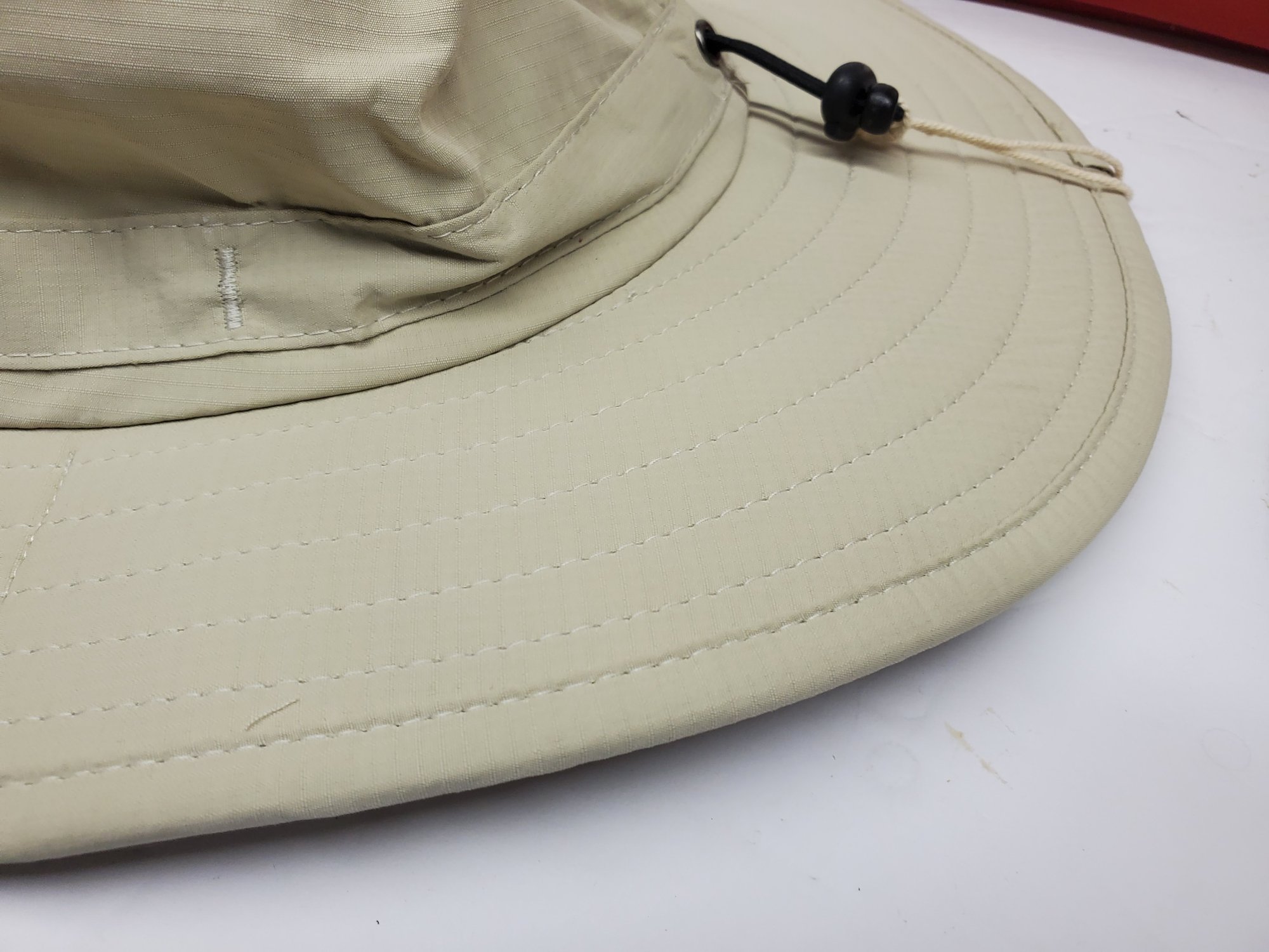 New Port Authority No Fly Zone Fishing Hats & White / Red Canvas Bag ...