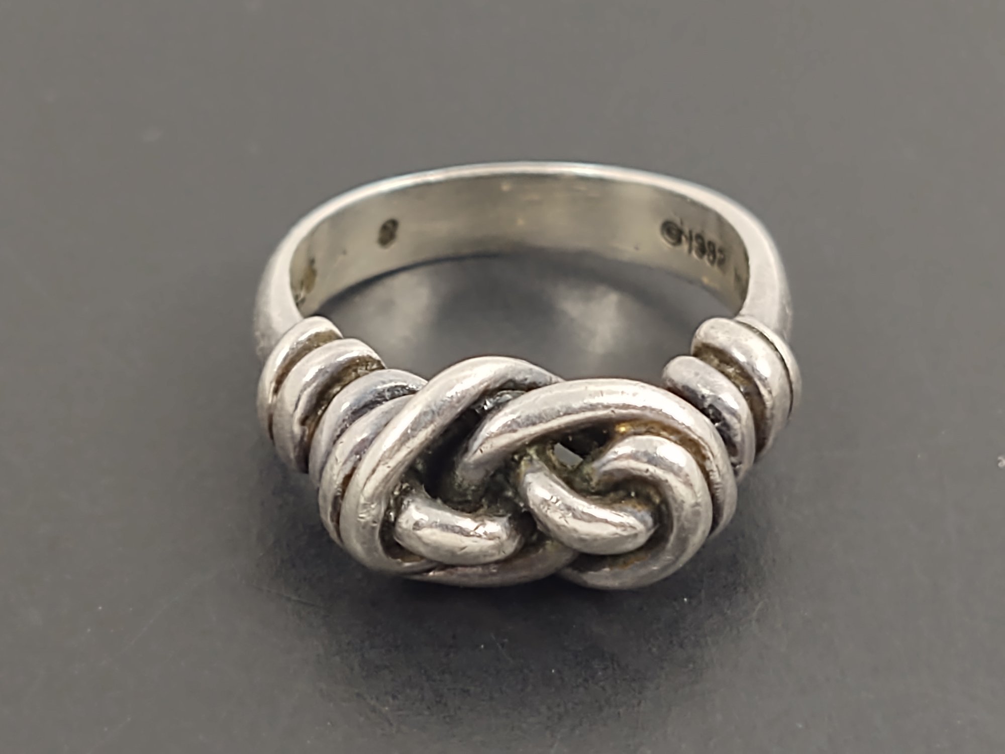 BEAUTIFUL MMA STERLING SILVER ANCENT KNOT DESIGN RING #1812056 ...