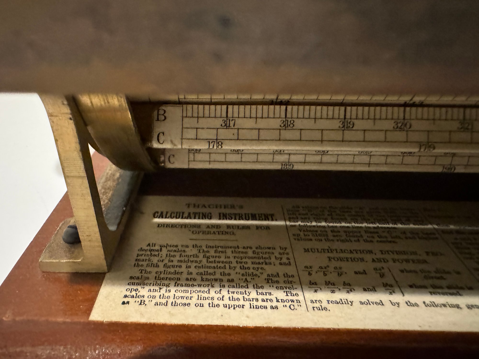 Rare Thachers Calculating Instrument / Slide Rule By Keuffel & Esser Co ...