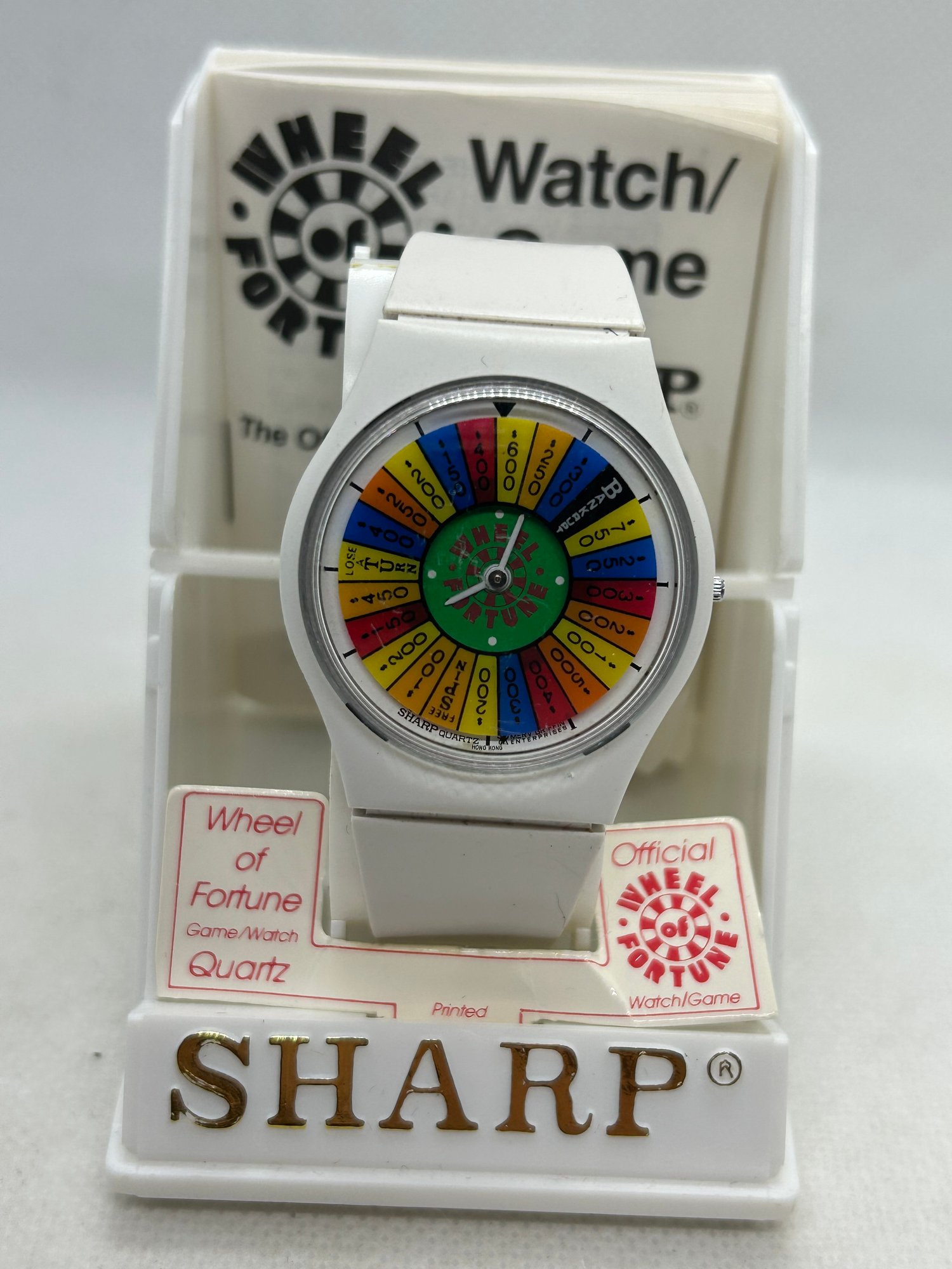 Rare Original Vintage Sharp WHEEL OF FORTUNE Game Watch- New Old Stock ...