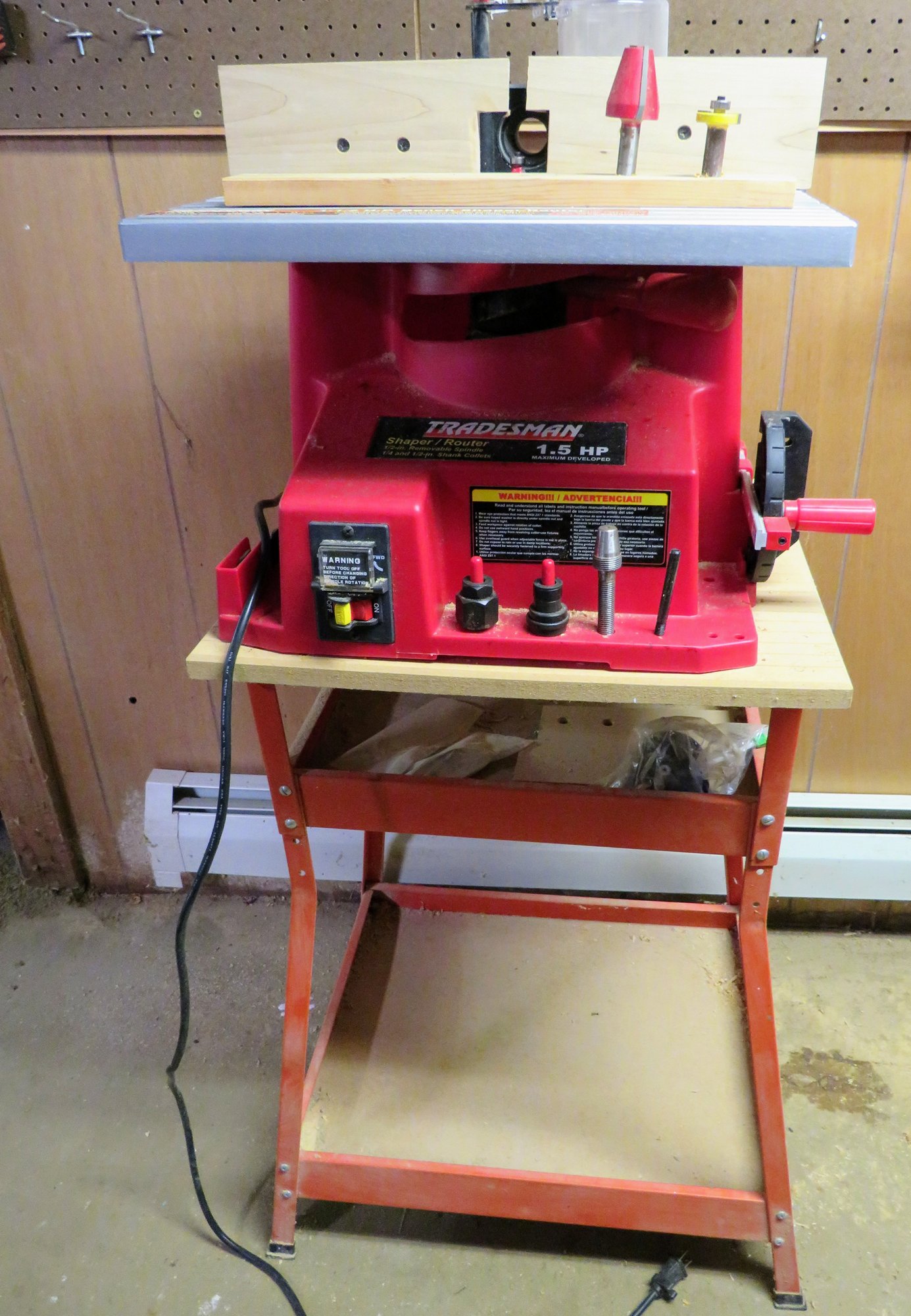Half Inch Tradesman Shaper Router With Accessories # S1OW 9 Amps HIrsch ...