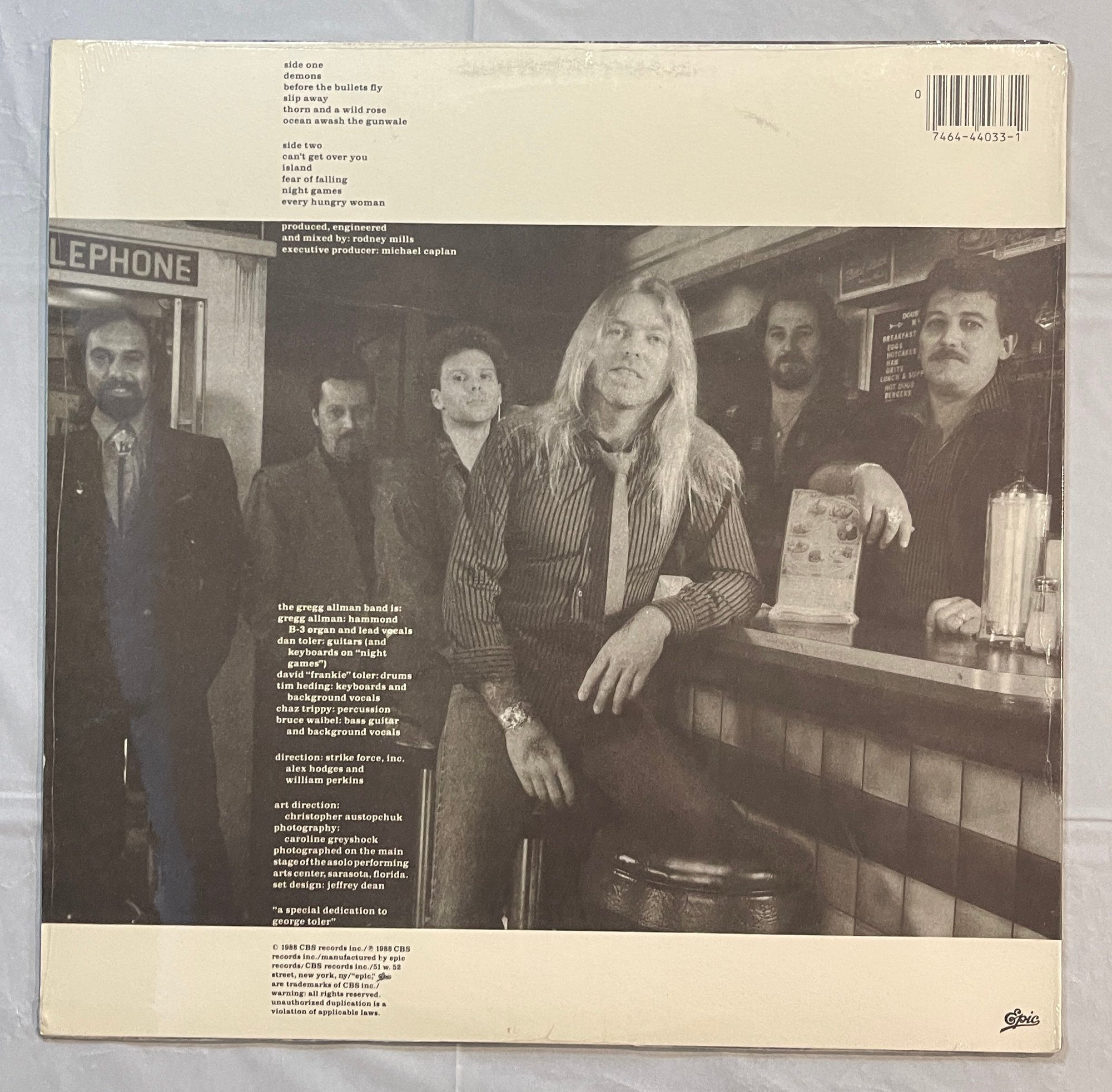 The Gregg Allman Band - Just Before The Bullets Fly OE44033 FACTORY ...