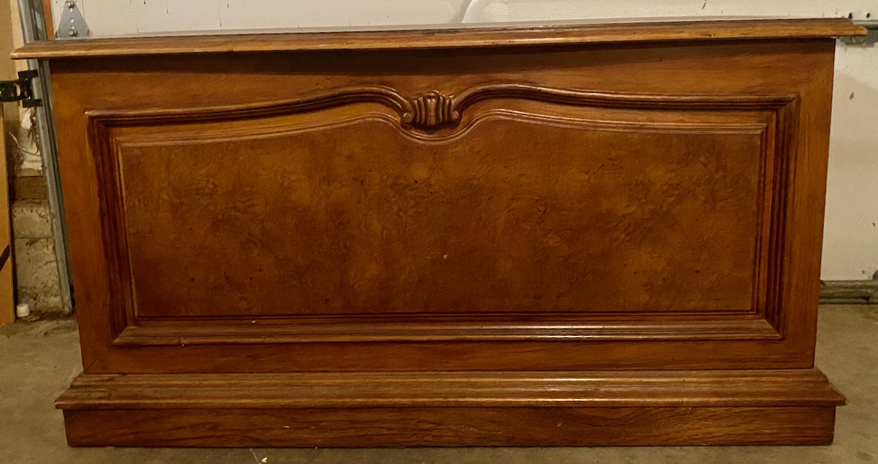 Vintage Wooden Trunk 1842657