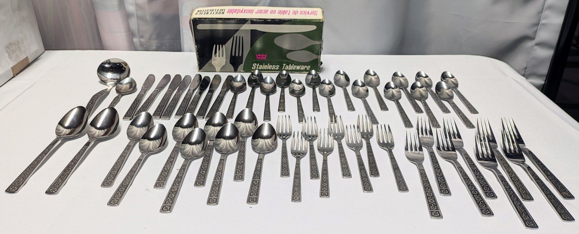 Stainless Imperial International Silverware Set | Live and Online Auctions on